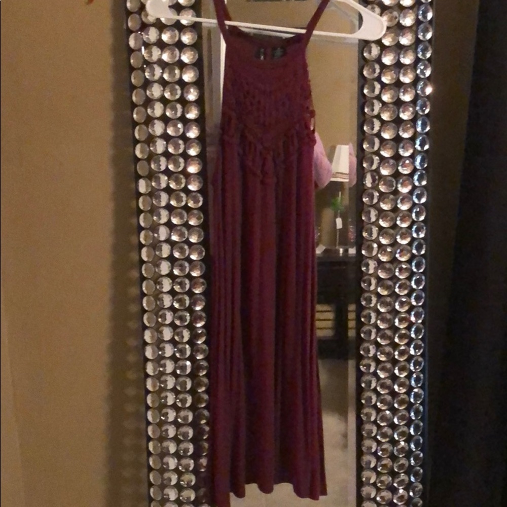 Maroon dress